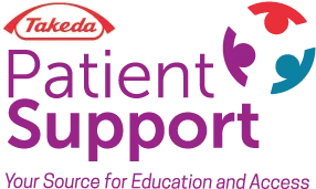 Takeda Patient Support logo.