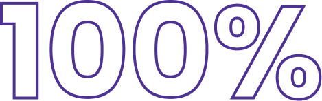 100% icon.
