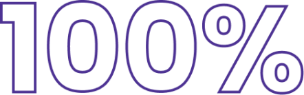 100% icon.
