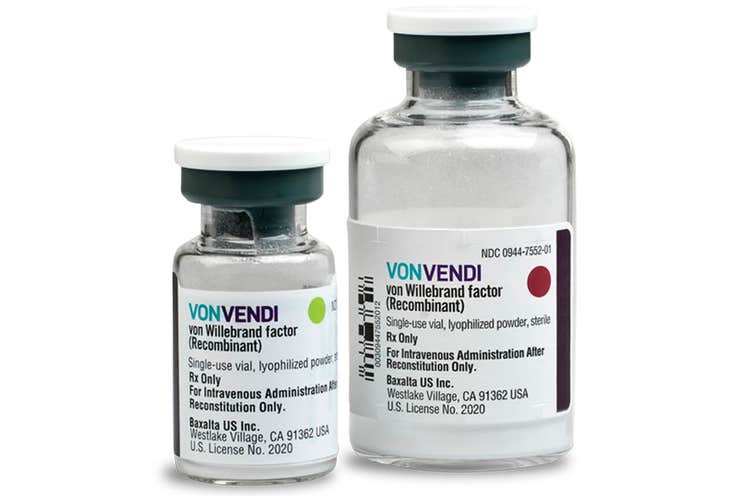 Standalone VONVENDI® prescription vials.